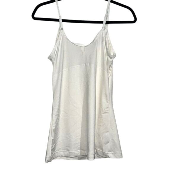 Maidenform XLT White Camisole Top With Adjustable Straps Comfortable - Picture 3 of 4